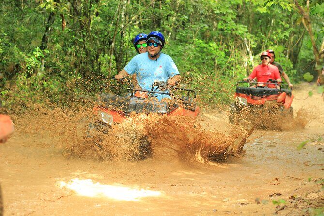 Thrills in Tulum's Jungle: Rappel, Ziplines, ATVs, Cenote & more - Zipline Circuit: 5 Lines Plus a Water Zipline (Bring Your Best Zipline Face)