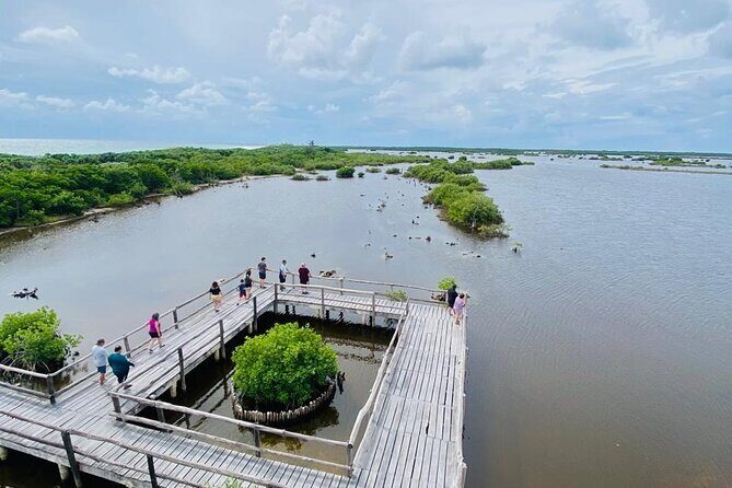 Tours along the beaches of Cozumel Mexico by buggy all inclusive - Stop 3: Punta Sur Eco Beach Park, lighthouse views, and Colombia Lagoon