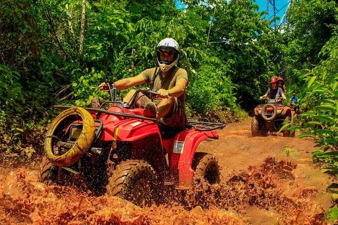 Tulum Adrenaline, ATV, Cenote, Zipline from Playa Del C - Lunch in the Middle of Adventure: Included Food, Missing Drinks