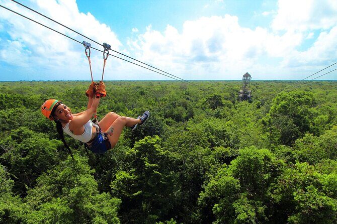 Tulum Adventure: Horses + ATV + Cenote + Zipline + Lunch - Cave cenote swim: why this is the reason most people book