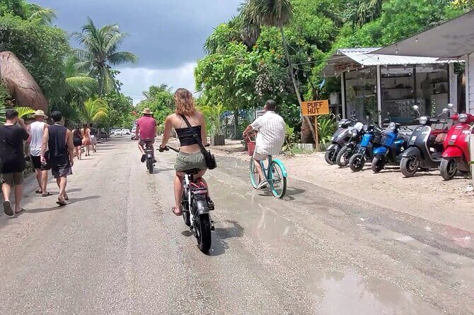 Tulum Area Experiences Guided E-Bike Tour- 3 Cenote's Snorkel/Swim & Local Lunch - A second cenote combo: Cenote Cristal and Escondido