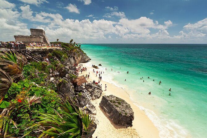 Tulum Ruins & Cobá Adventure + Cenote Swim - Tulum Ruins: the postcard view and the extra $25 you must budget