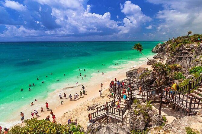 Tulum Turtle Encounter - The Best Private Turtles Snorkel Tour - The Tulum Archaeological Site stop: Mayan culture explained in plain language