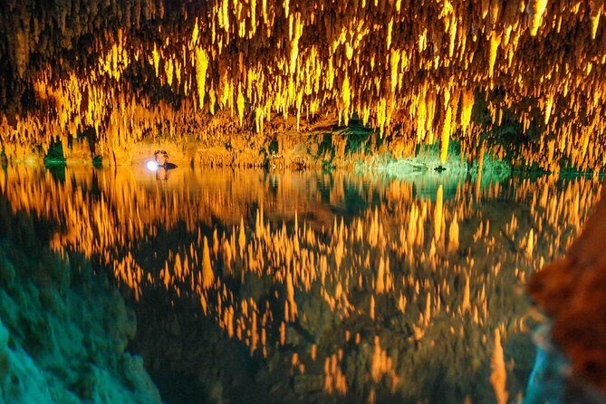 Tulum Xtreme from Riviera Maya - The cenote snorkel and underground swim: your built-in cooling break
