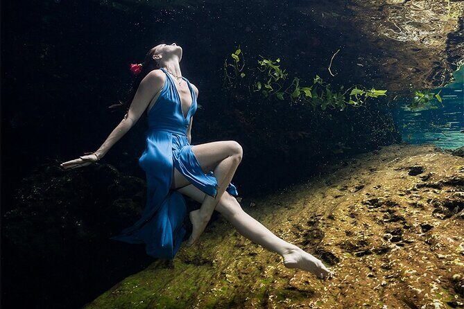 Underwater Photo Shoot Experience in Cenote - What You Receive: Edited Photos, Video Clips, and Real Post-Processing