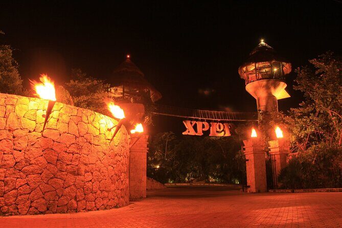 Xplor Fuego Park all inclusive from Playa Del Carmen - Rafts through underground caverns: paddling with hands