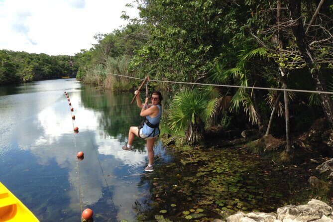 Zip lining and Canoe Monkey jungle in Tulum - Lunch and snorkeling gear: included perks that matter more than they sound